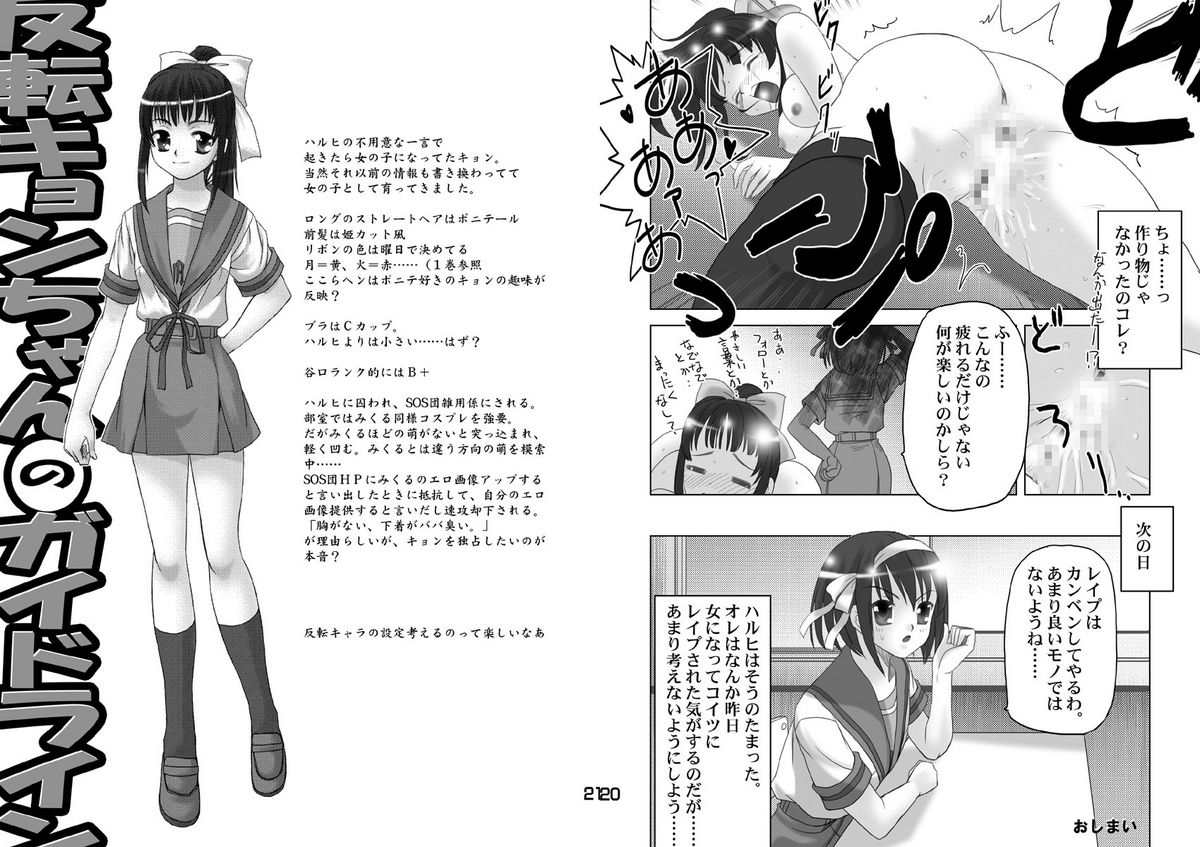 [ぷりんせす☆ぷろじぇくと。 (せんたぺ)] 涼宮ハルヒの反転 (涼宮ハルヒの憂鬱) [DL版]