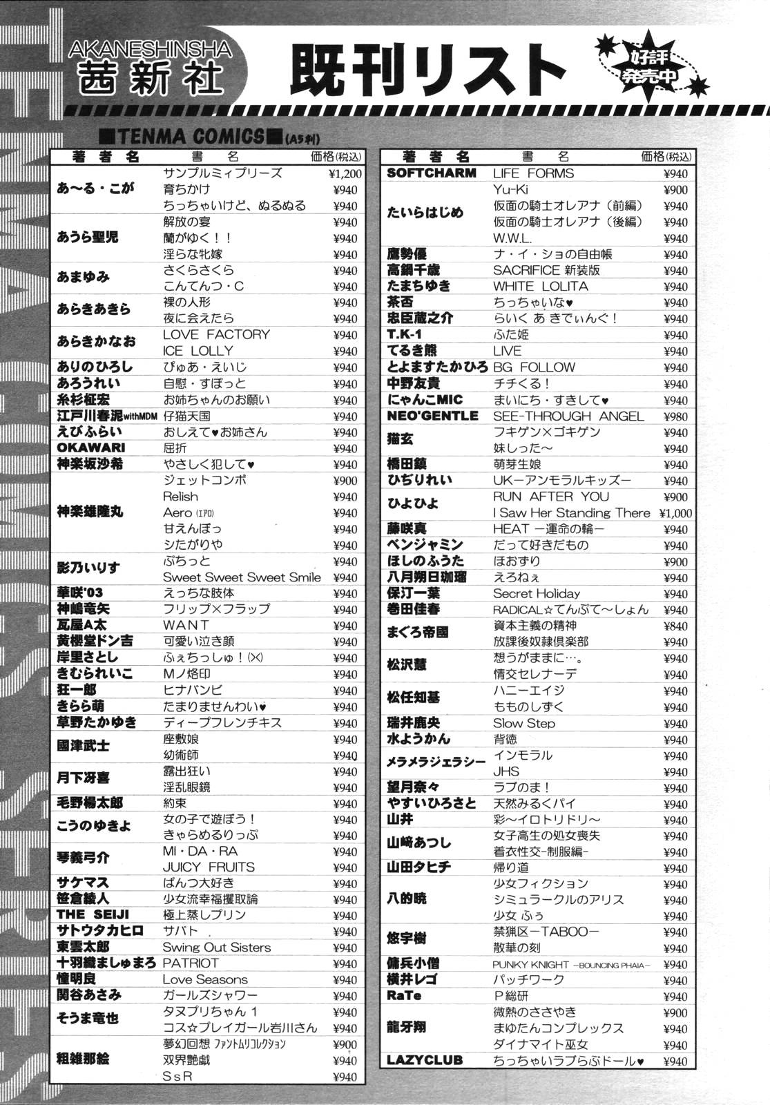[雑誌] COMIC 天魔 2006年8月号