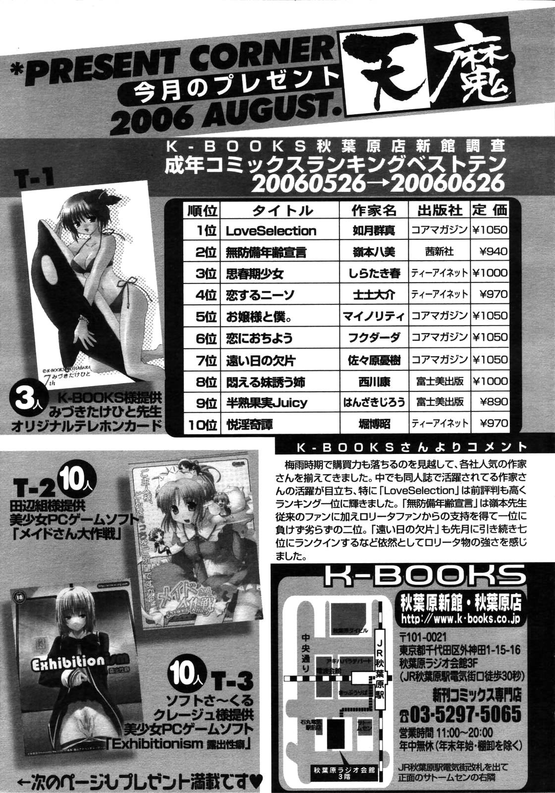 [雑誌] COMIC 天魔 2006年8月号