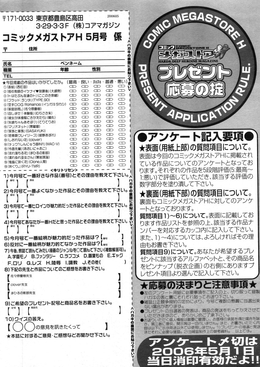 コミックメガストアH 2006年5月号