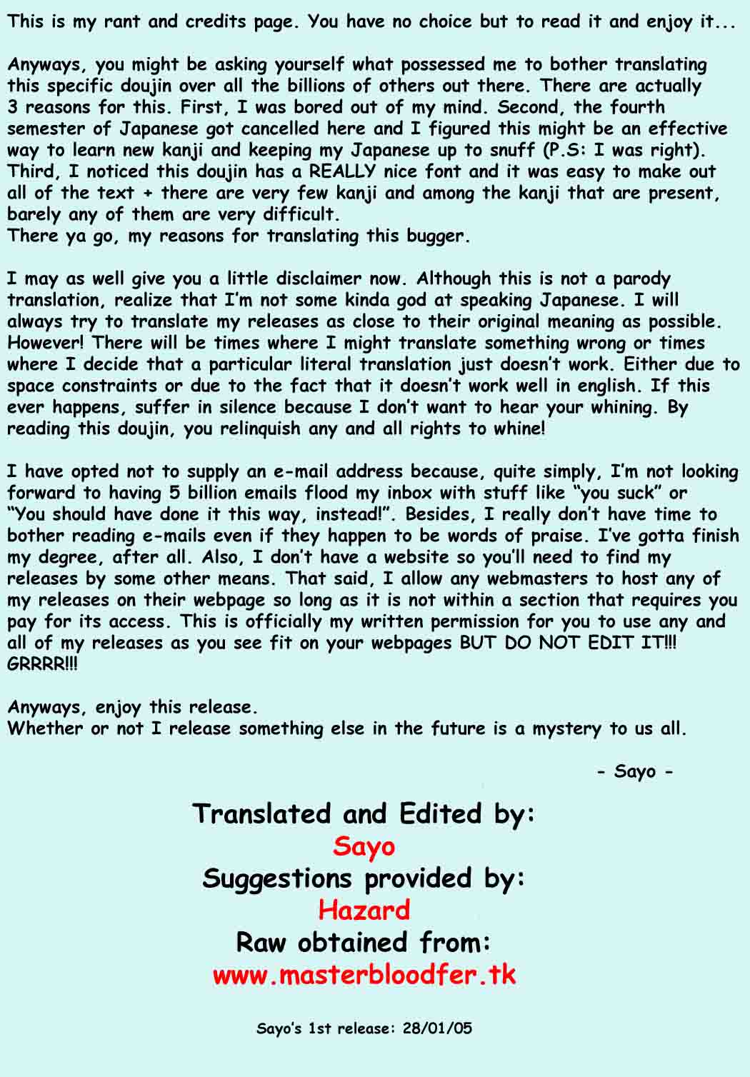 (C67) [GUST (ガストさん)] IRO-IRO (魔法先生ネギま！) [英訳]