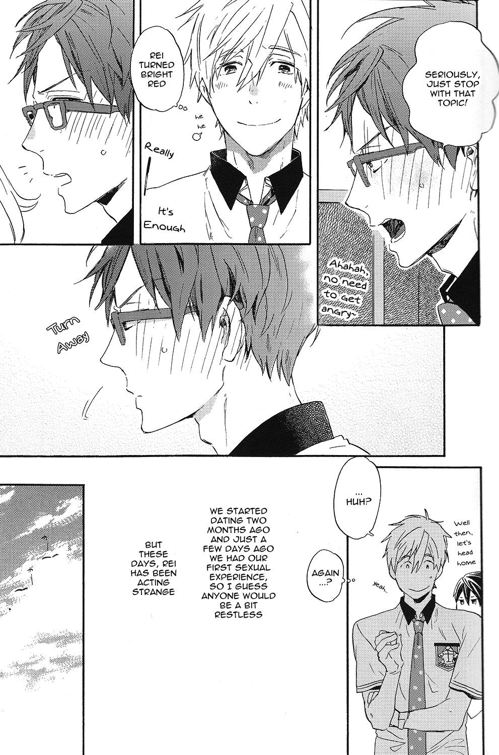 (SUPER23) [チャオ、ベイビー (三池ろむこ)] こわがりmash up! (Free!) [英訳]