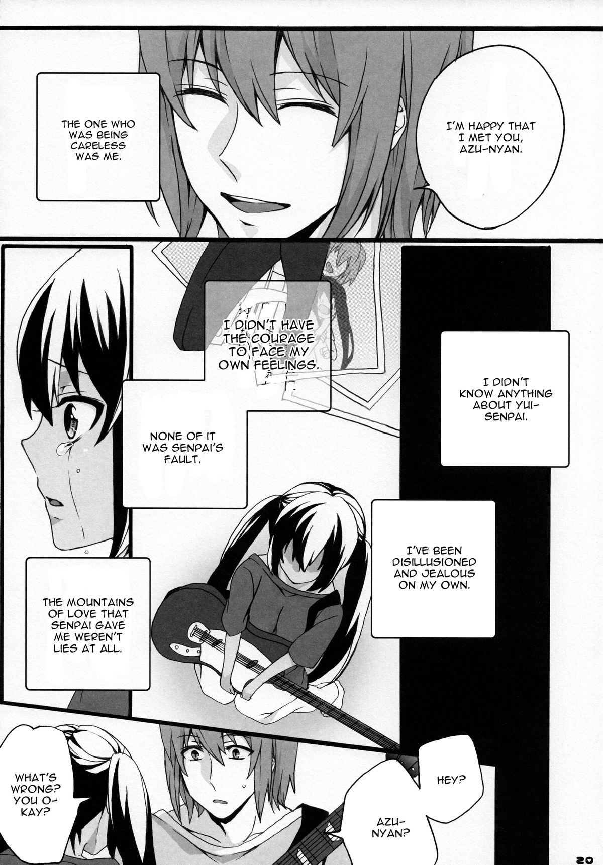 (C78) [曖昧模糊 (もこ)] ゆいあずほっちきす (けいおん!) [英訳]