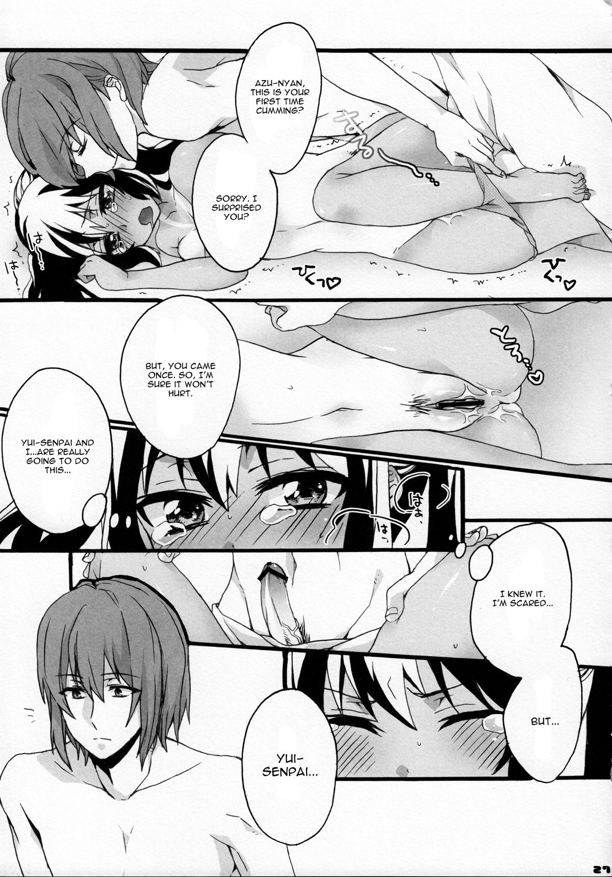 (C78) [曖昧模糊 (もこ)] ゆいあずほっちきす (けいおん!) [英訳]