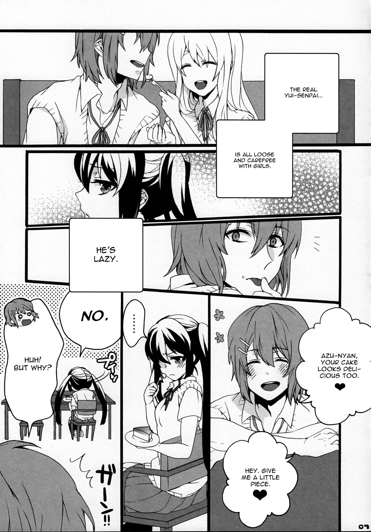 (C78) [曖昧模糊 (もこ)] ゆいあずほっちきす (けいおん!) [英訳]
