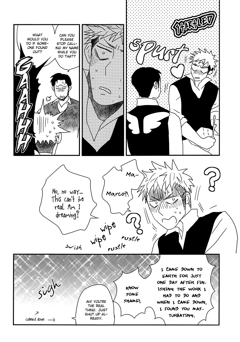 [ガクランズ (充ちる)] どうしようもない僕にマルコが降りてきた (進撃の巨人) [英訳]