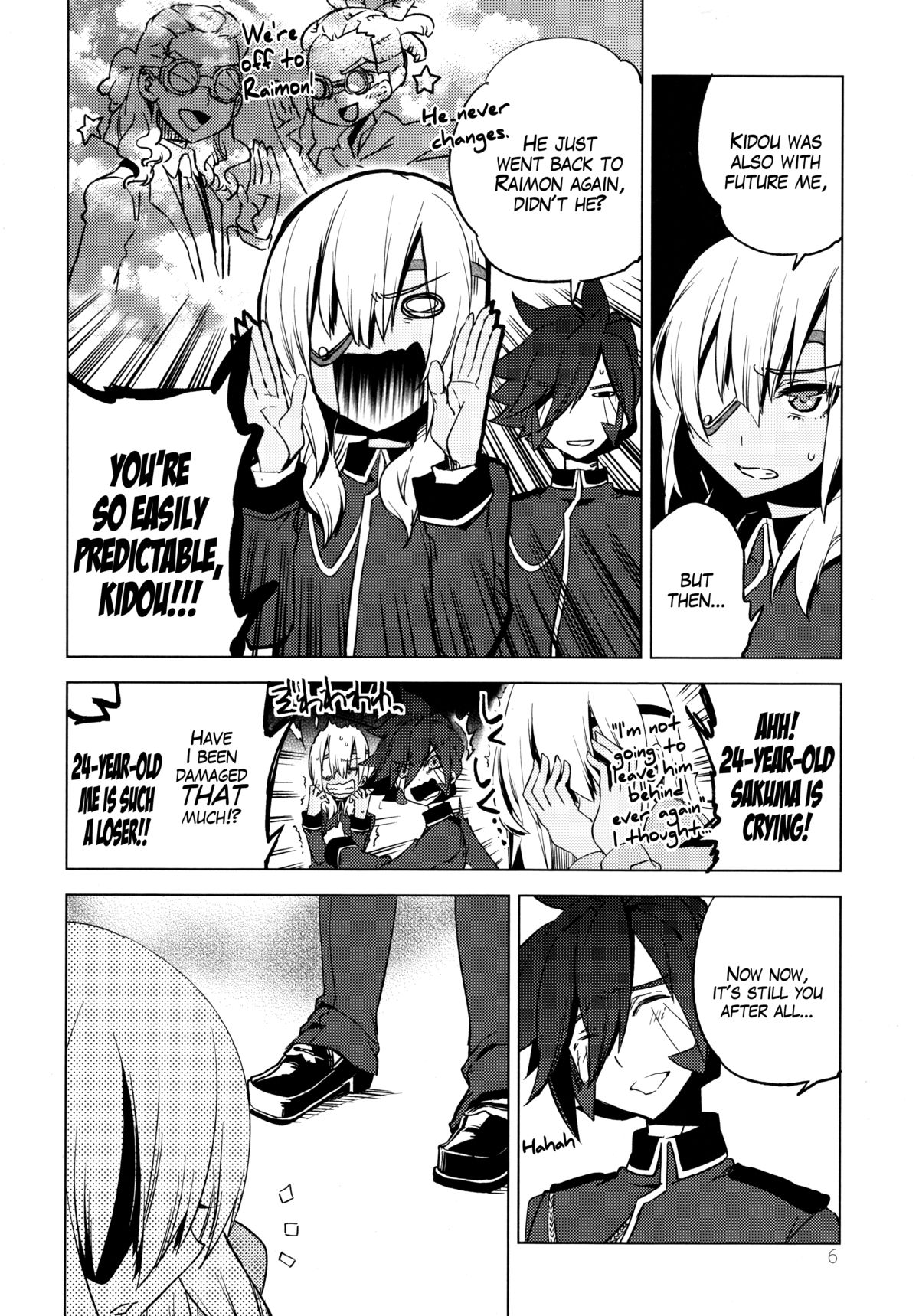 (SPARK6) [dicca (すえみつぢっか)] 懲りずに女装少年本8 14＊24＊14 (イナズマイレブンGO) [英訳]