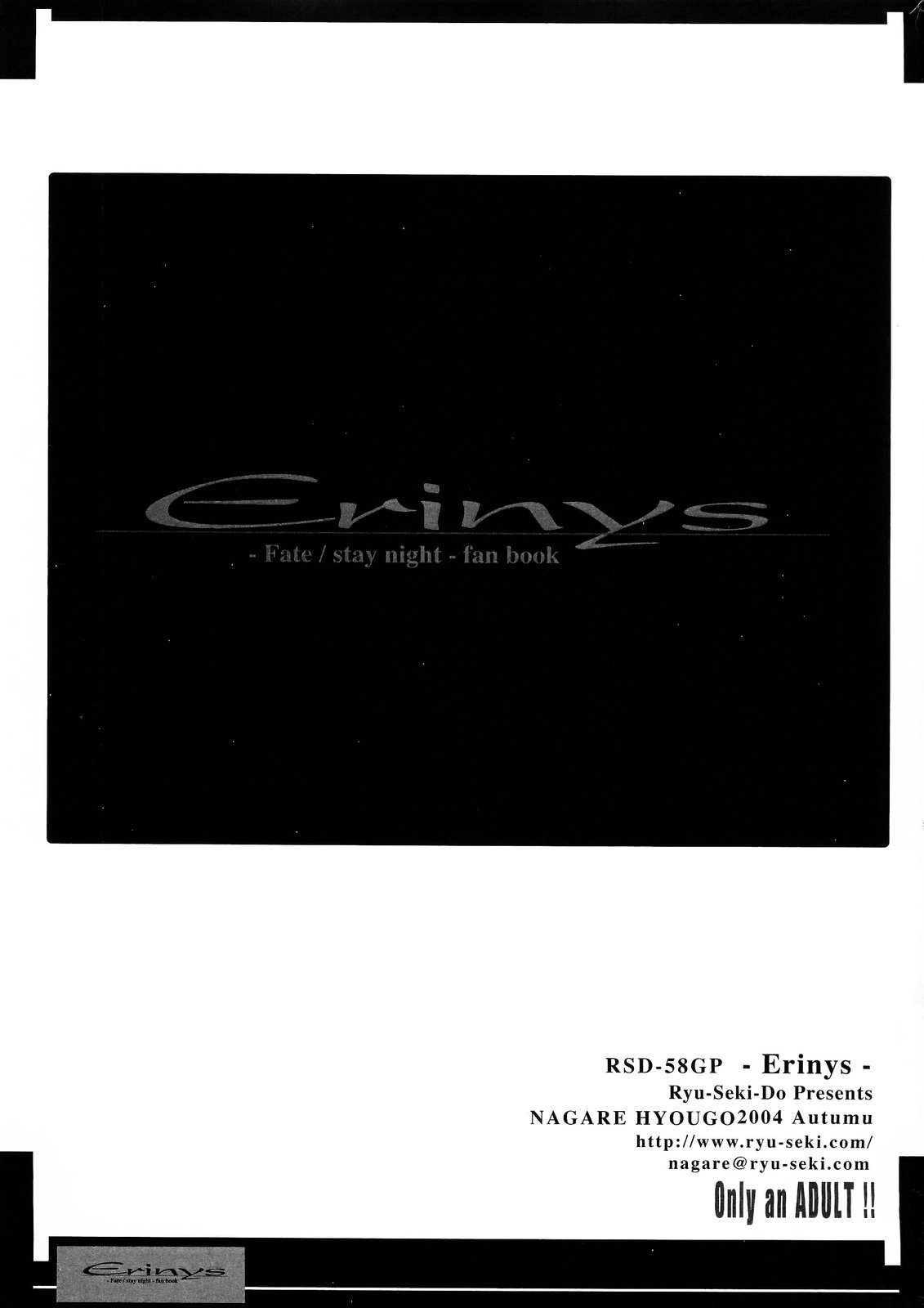 (Cレヴォ36) [流石堂 (流ひょうご)] Erinys (Fate／stay night)