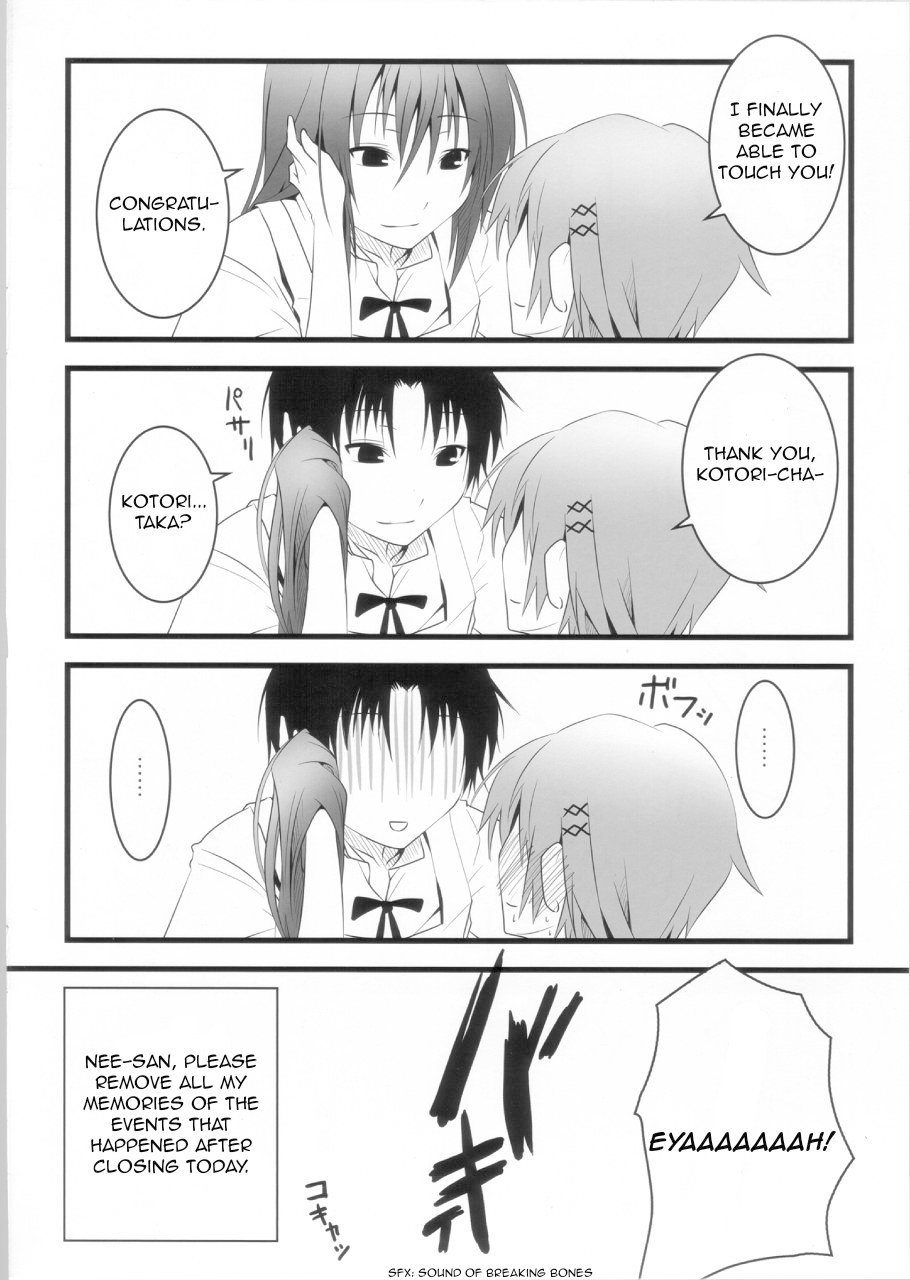 (COMIC1☆4) [ニリツハイハン (ニリツ)] ことりちゃんのだから大丈夫だもん! (WORKING!!) [英訳]
