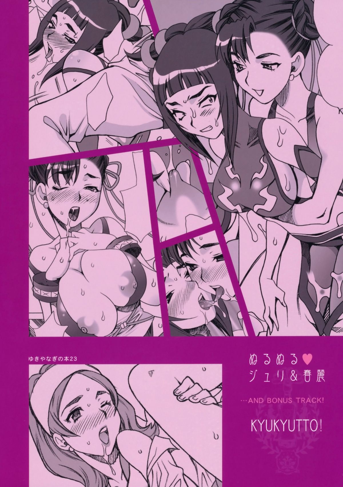 (C78) [シャルロット・ココ (ゆきやなぎ)] ゆきやなぎの本 23 ぬるぬる ジュリ＆春麗 (ストリートファイター)