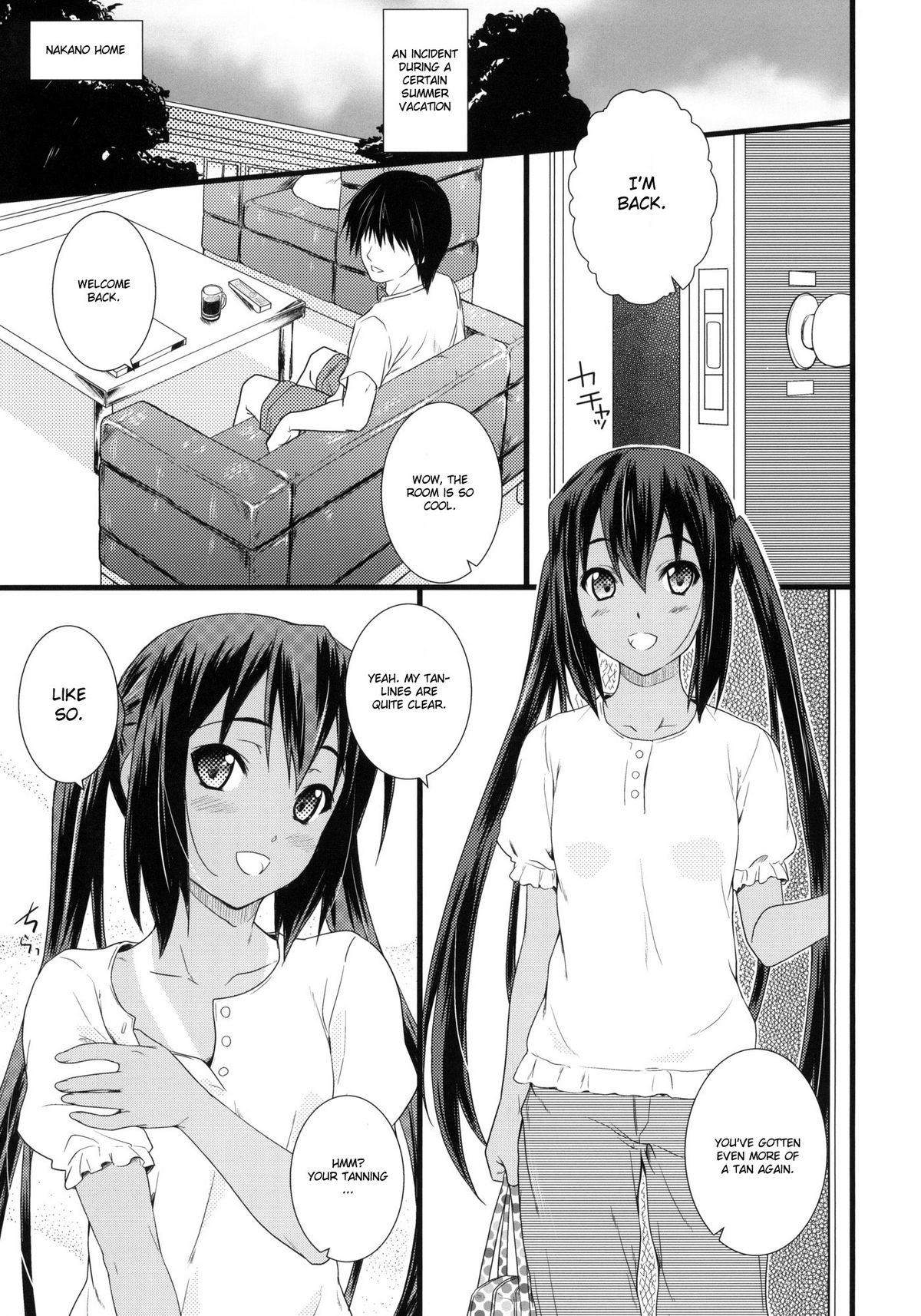 (COMIC1☆4) [Heaven's Gate (安藤智也)] こんがり娘 中野梓 (けいおん!) [英訳]