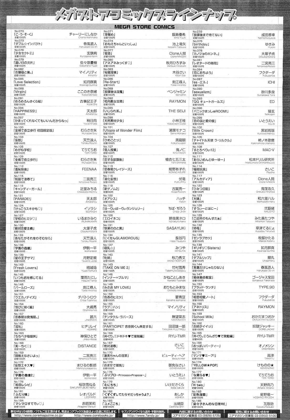 コミックメガストア 2011年4月号