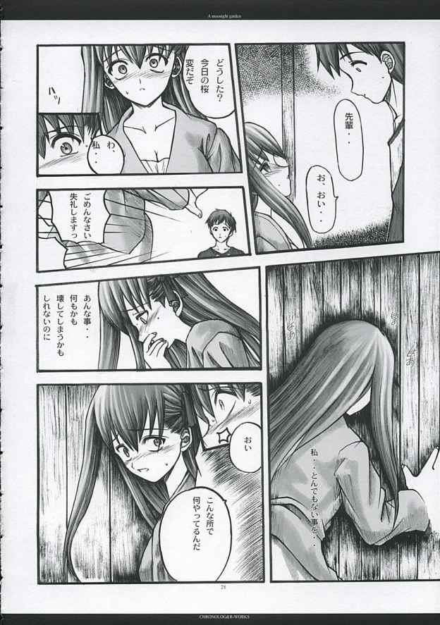 [CHRONOLOG, R-Works] A moonlit garden (月姫,Fate/Stay night)