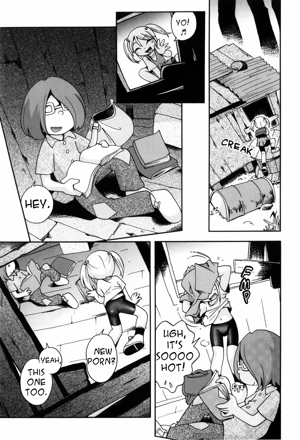 [ほしのふうた] 夕風の小屋 (仔犬のしっぽとお砂糖と) [英訳]