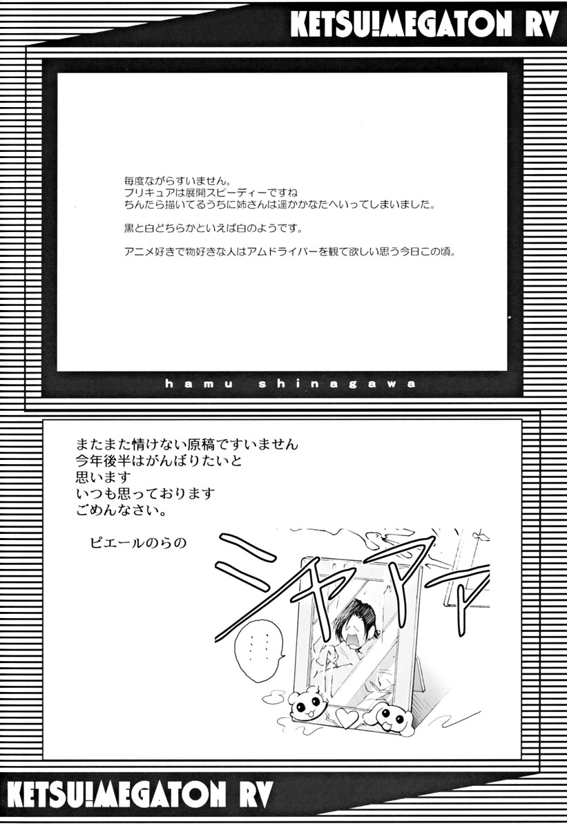 [トルエン一斗缶 (ピエールのらの)] Ketsu! Megaton RV (ふたりはプリキュア)