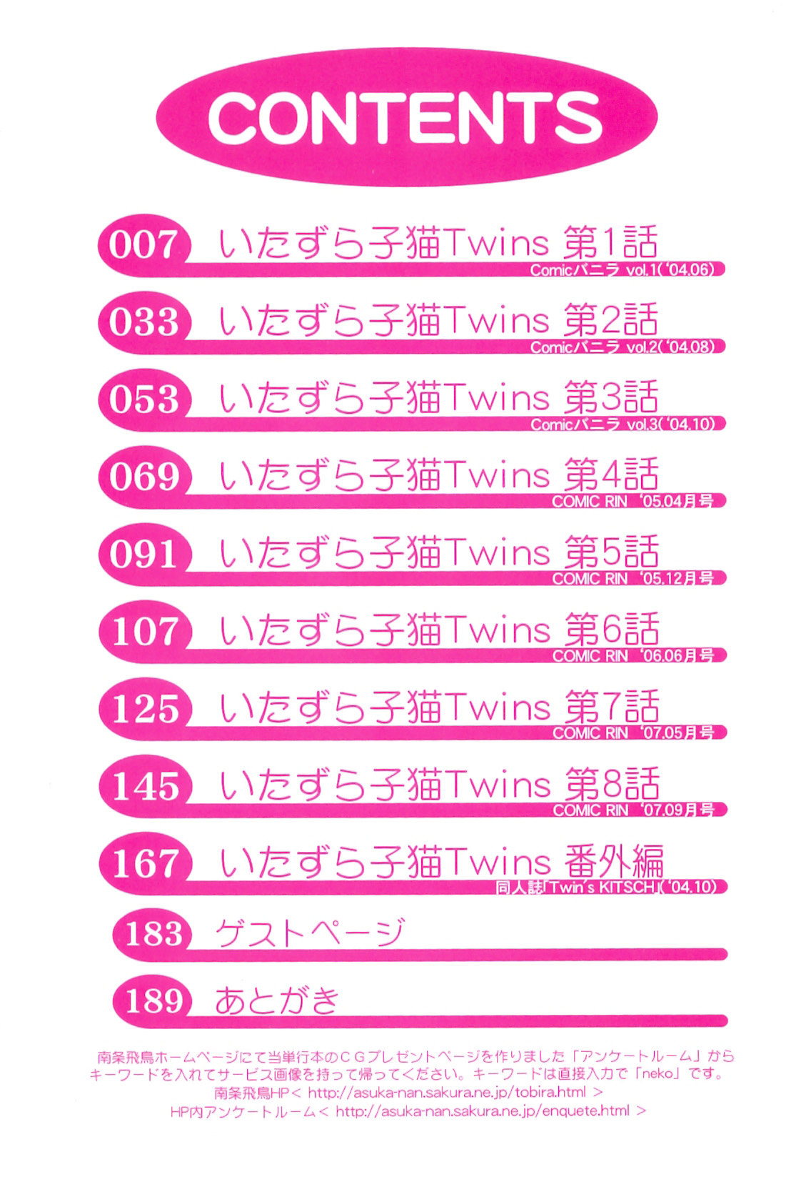[南条飛鳥] いたずら子猫Twins