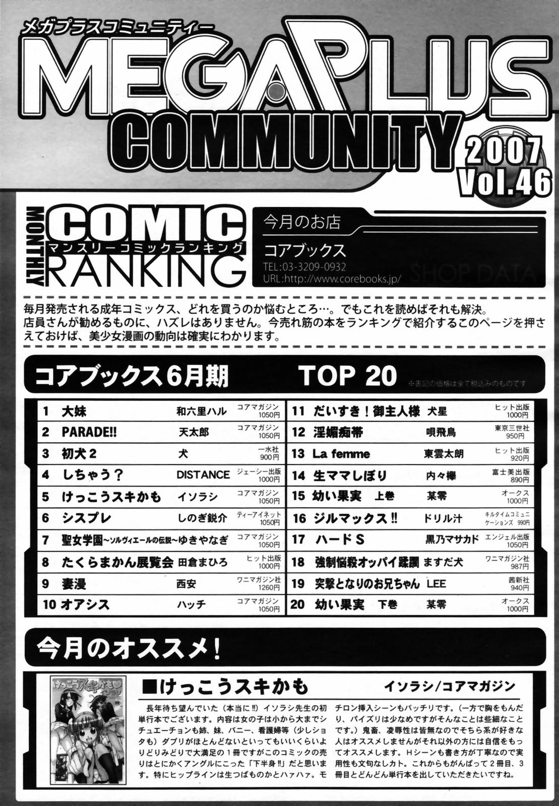 COMIC メガプラス Vol.46 2007年8月号