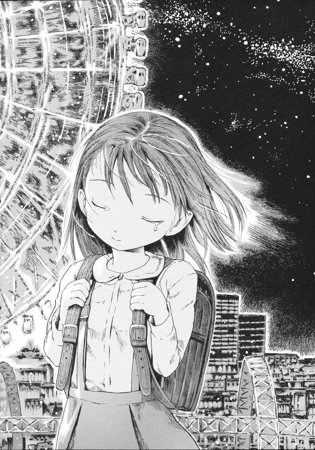 [雨がっぱ少女群] 小指でかきまぜて