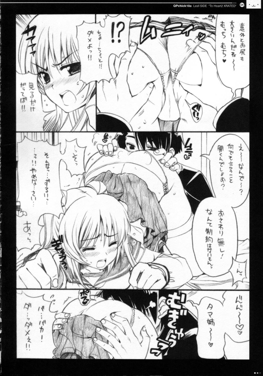 (C69) [QP：flapper (ピメコ, トメ太)] QPchick10a Leaf-SIDE -Re:Re:CHERRY- (トゥハート2)