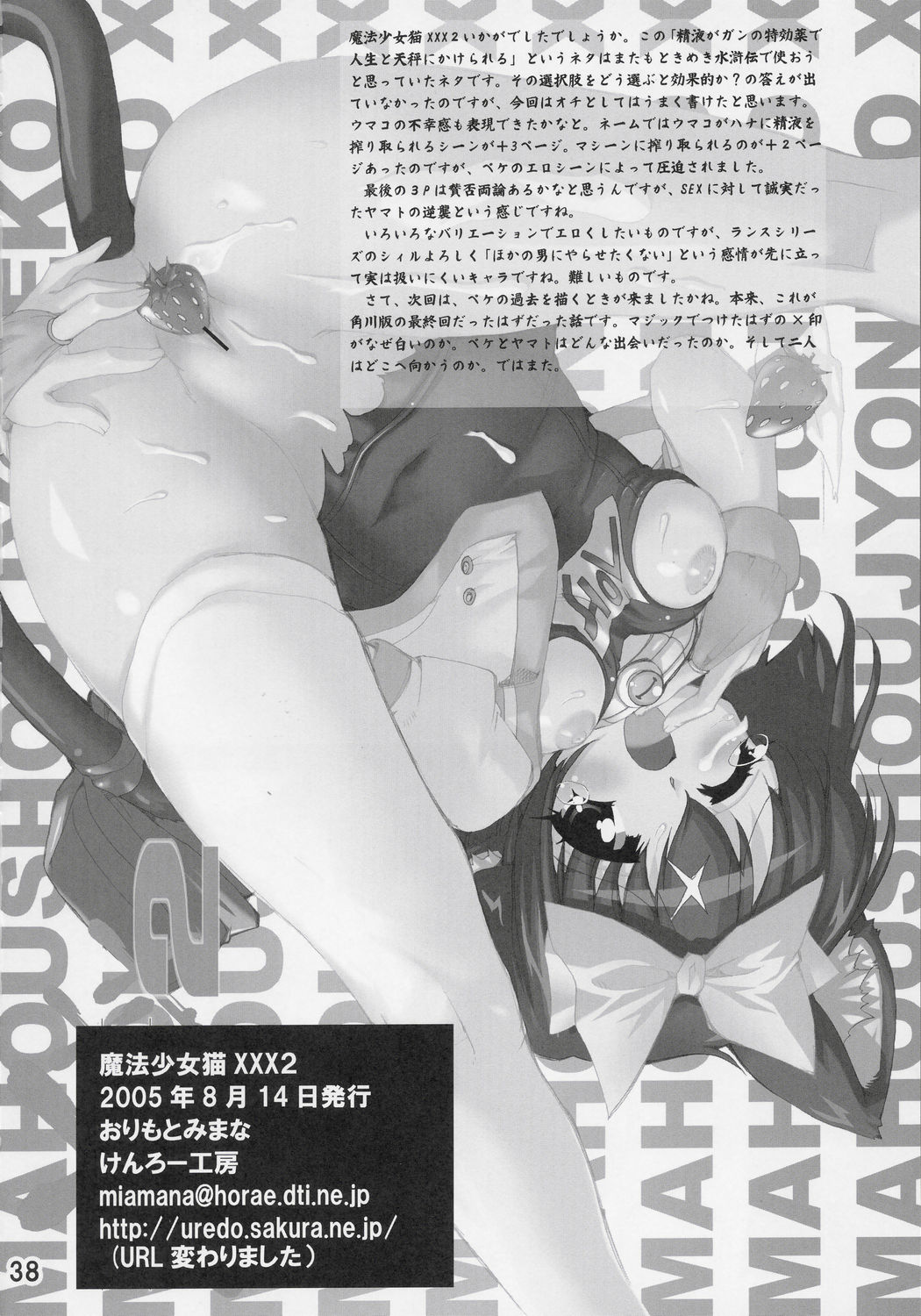 (C68) [けんろー工房 (おりもとみまな)] 魔法少女猫 XXX2 (魔法少女猫 X)