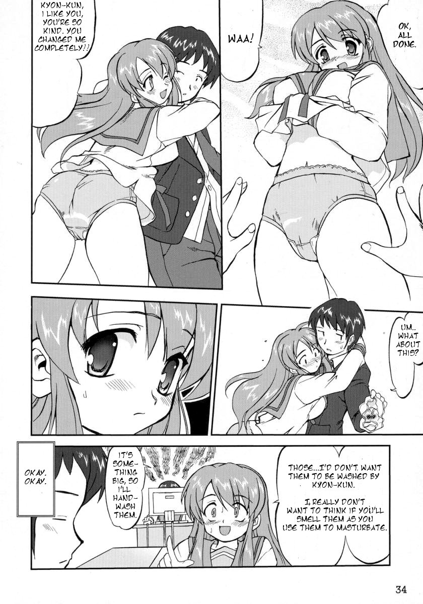 (C70) [蛸壷屋 (TK)] 涼宮ハルヒの服従 (涼宮ハルヒの憂鬱) [英訳]