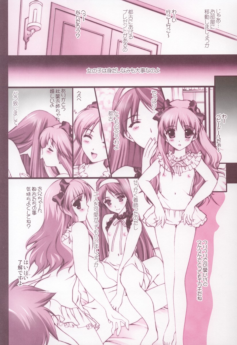 (C63) [恋愛漫画家 (鳴瀬ひろふみ)] おにいちゃんおうえん隊 (月姫)
