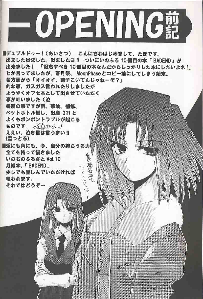 [いのちのふるさと (たぽ)] バッドエンド Country of life vol.10 (月姫)