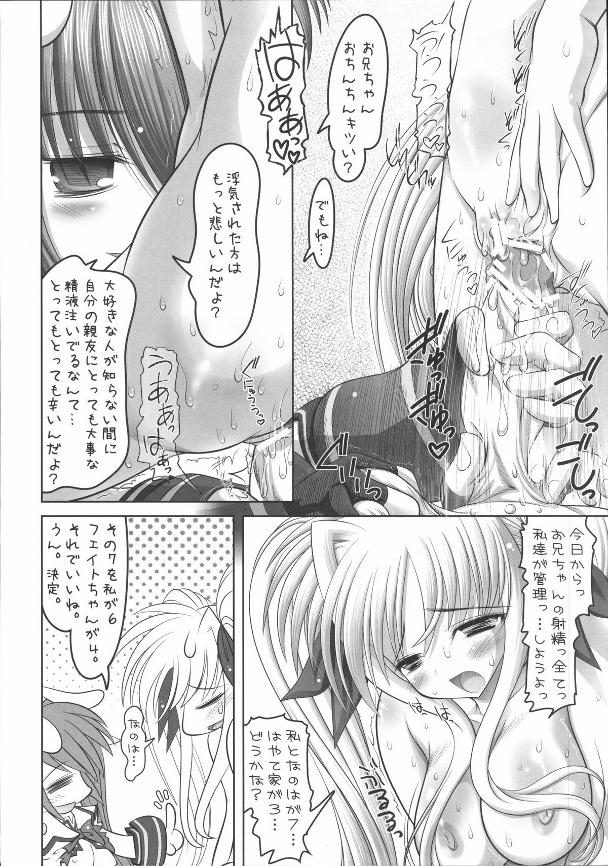 (C72) [STUDIOふあん (来鈍)] 乳なのフェイ。Ⅱ (魔法少女リリカルなのはStrikerS)