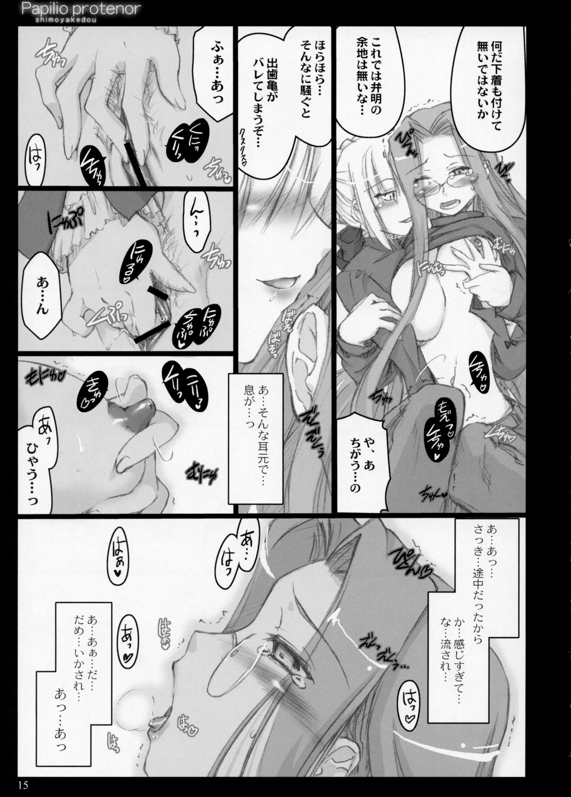 (C71) [しもやけ堂 (逢魔刻壱)] Papilio protenor (Fate/stay night)