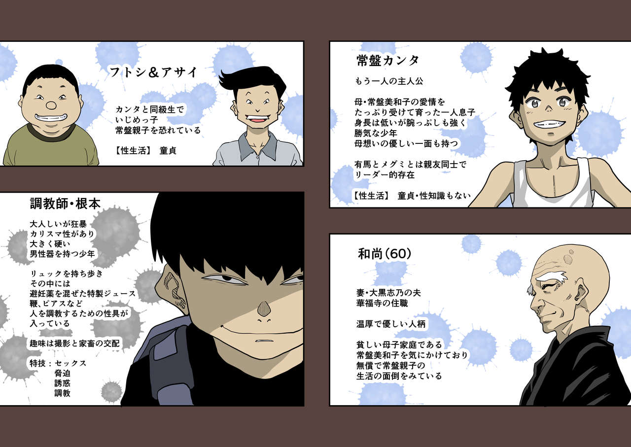 [華フック] 全員失格·母親のメス豚セックス調教記録 (オリジナル)