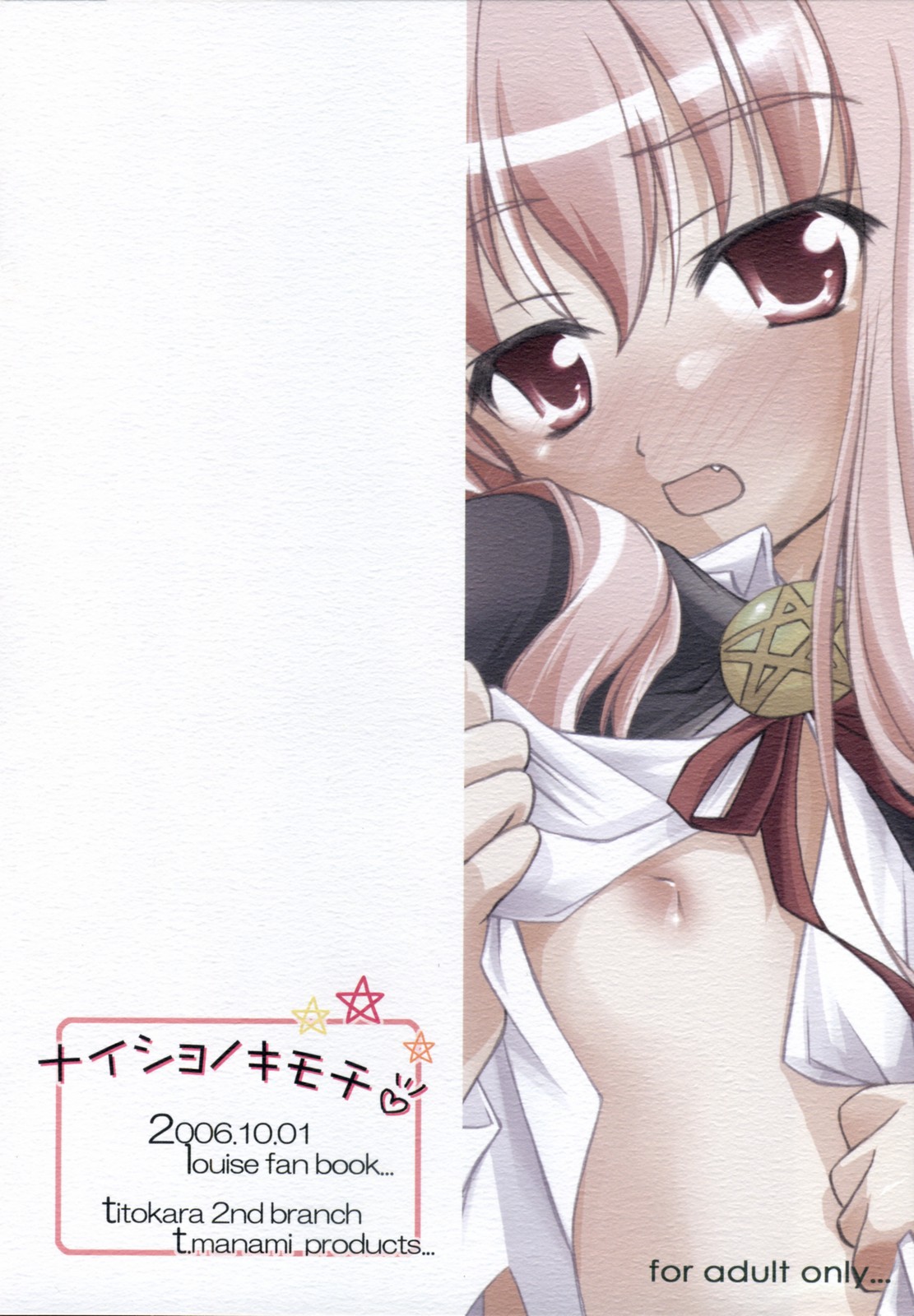 (サンクリ33) [千歳烏山第2出張所 (真未たつや)] ナイショノキモチ (ゼロの使い魔)