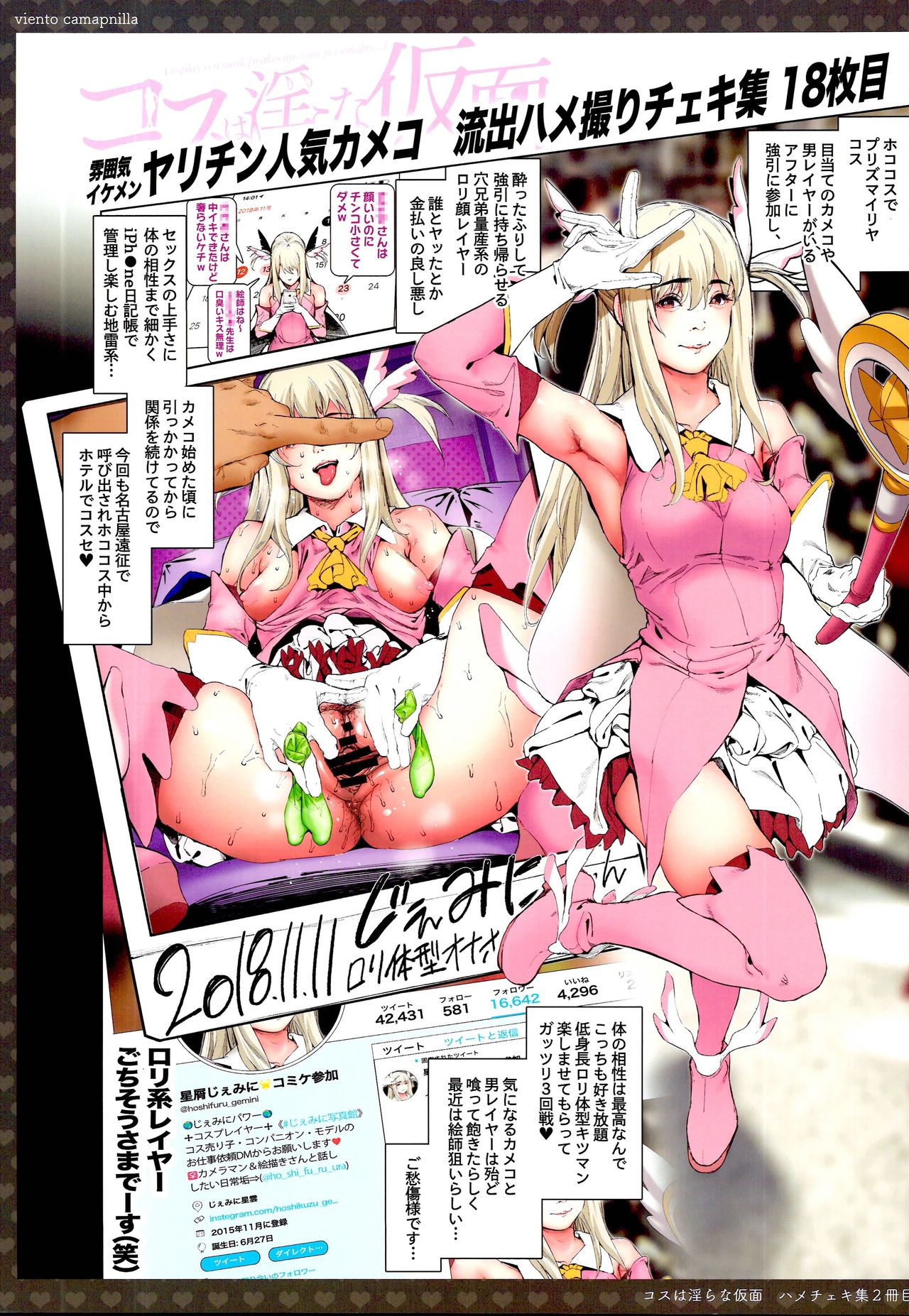 (C95) [viento campanilla (すずはねすず)] コスは淫らな仮面 -ハメチェキ集2冊目- (Fate/Grand Order)