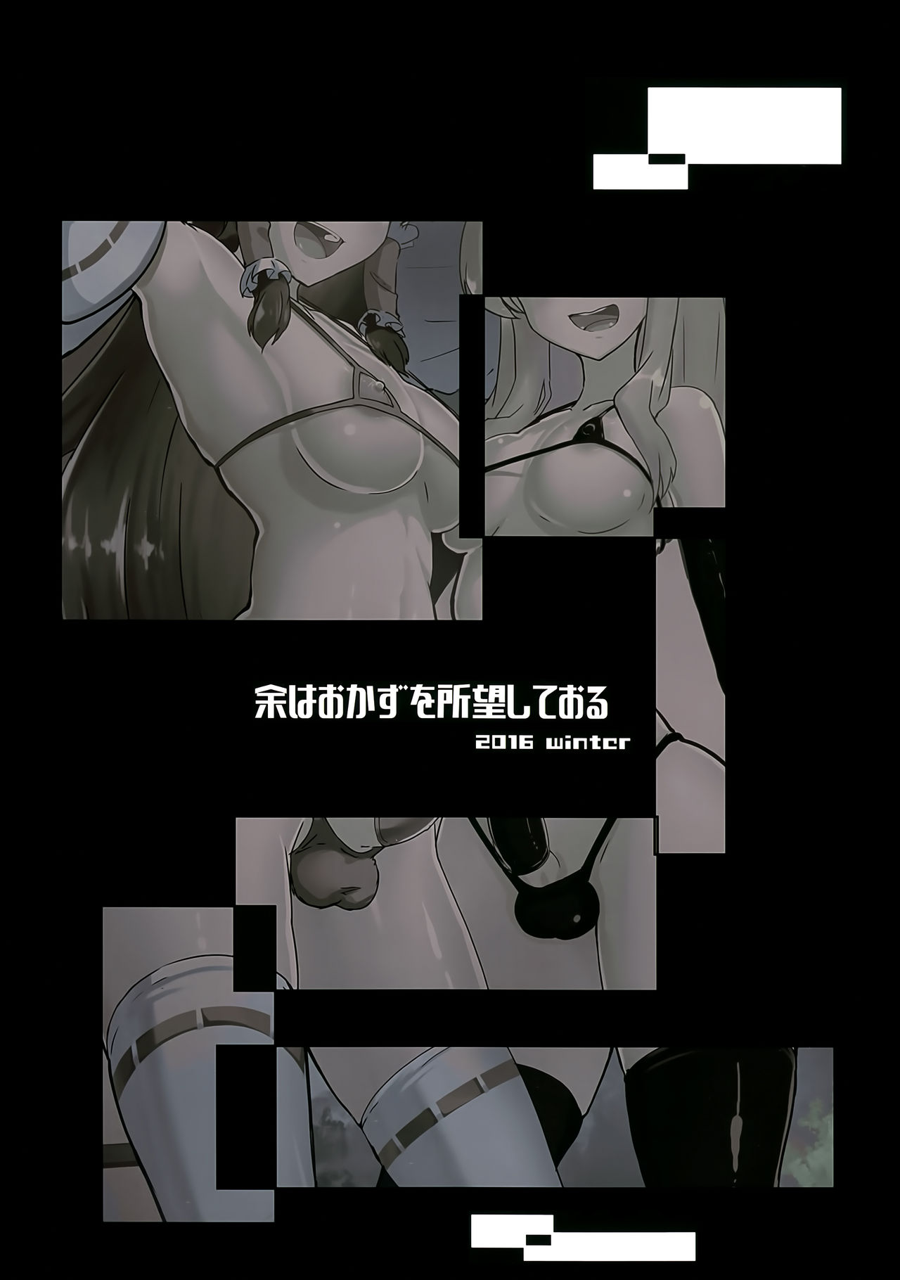 (C91) [余はおかずを所望しておる (しや)] ふたなり霊夢とふたなり魔理沙がマイクロビキニでいちゃいちゃする本 (東方Project)