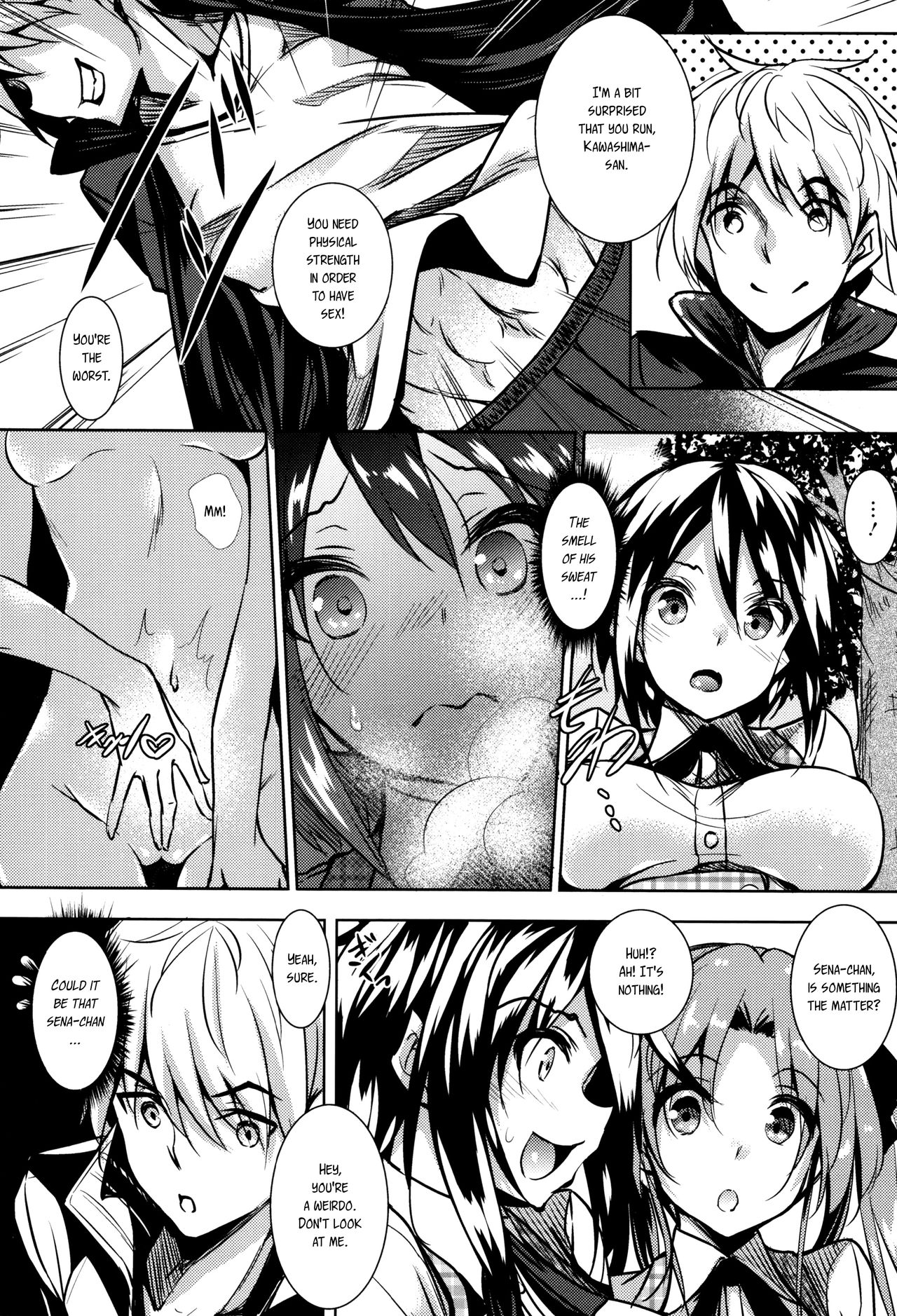 [復八磨直兎] 聖百合ケ丘女学園性奴会 第1-7話 [英訳]