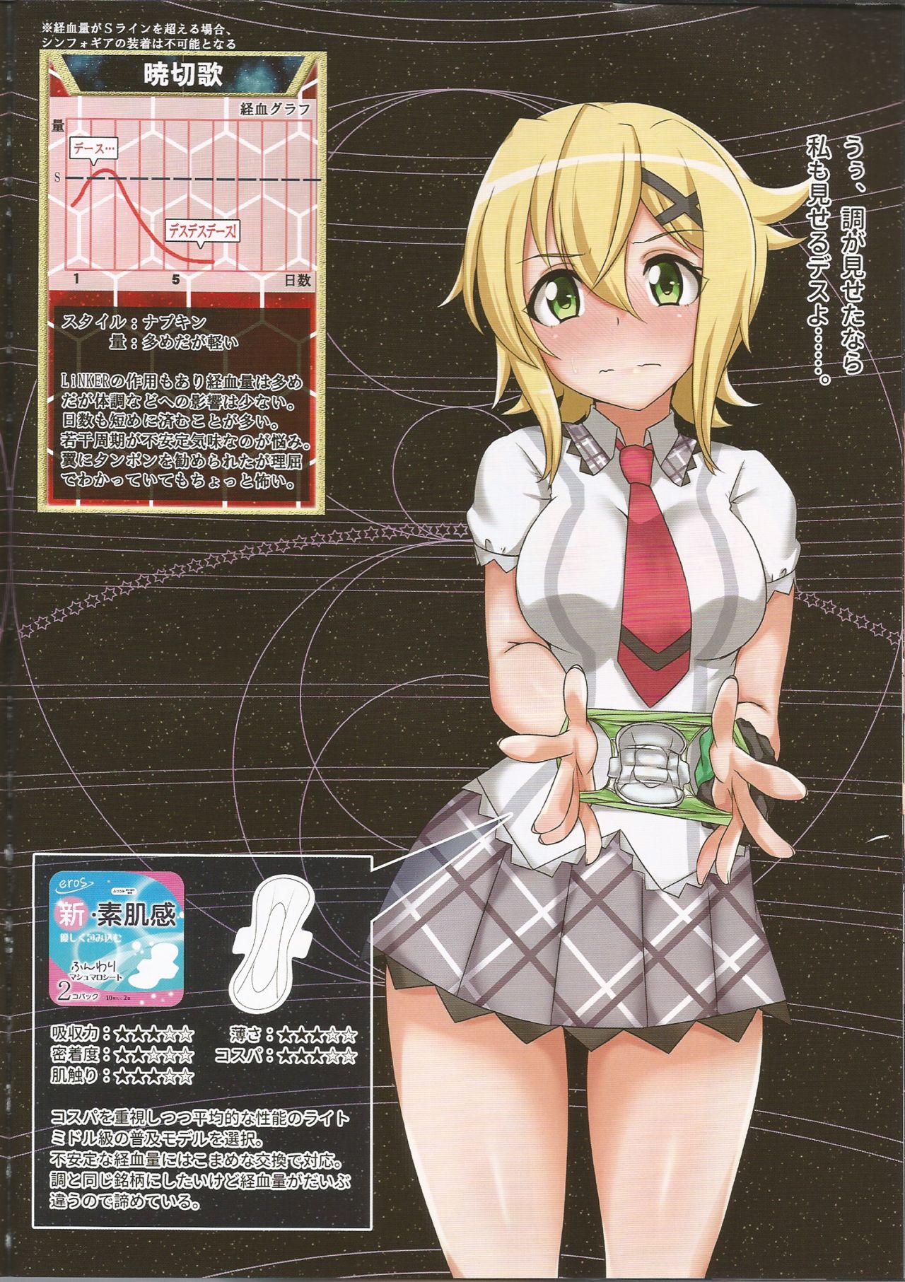 (COMIC1☆14) [富士浅間堂 (よろず)] 特異災害対策機動部二課生理用品抜き打ち検査レポート (戦姫絶唱シンフォギア)