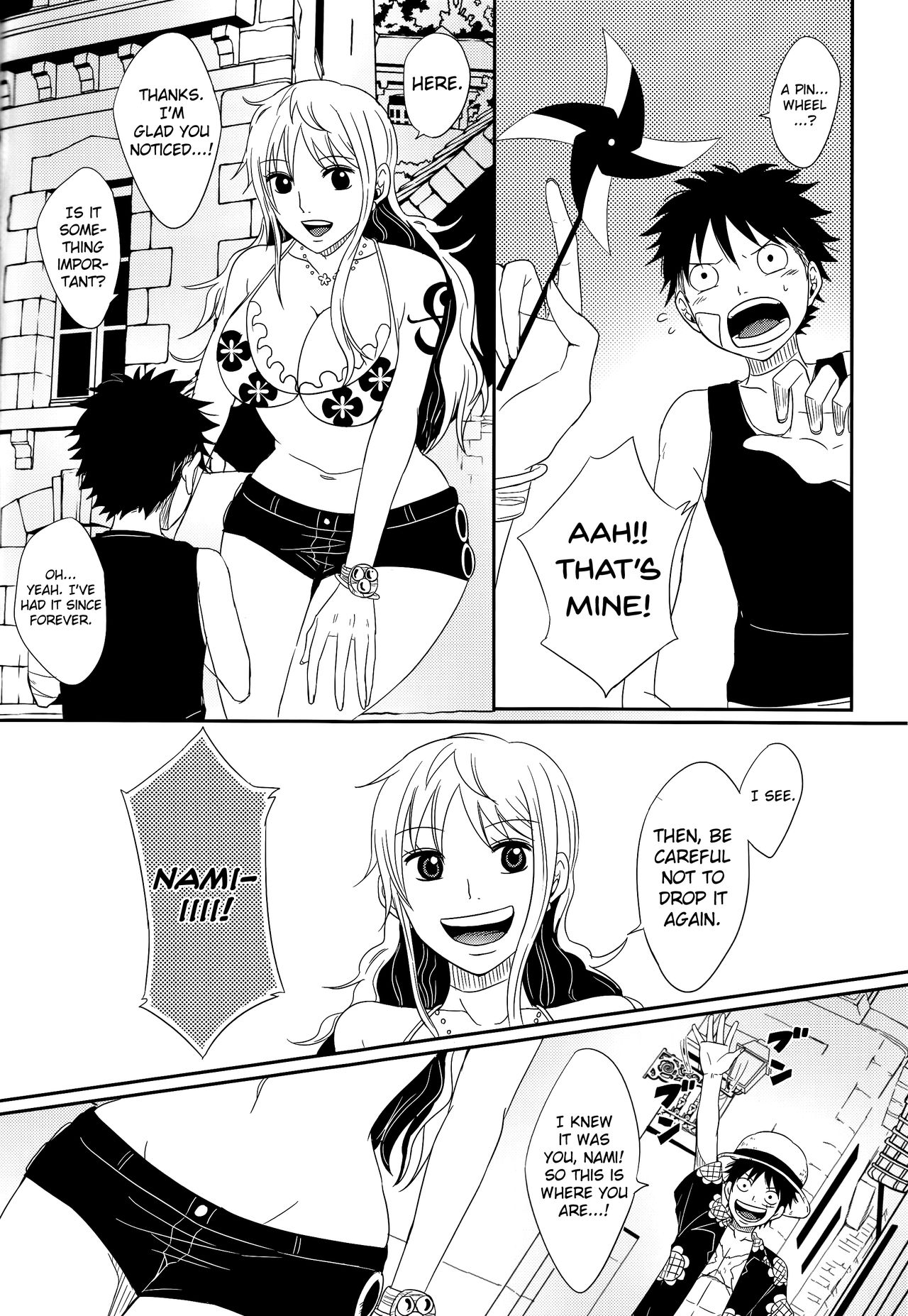 (大阪 大宴海!3) [ぷっちゅ (越川リューカ)] 恋力風車 (ワンピース) [英訳]