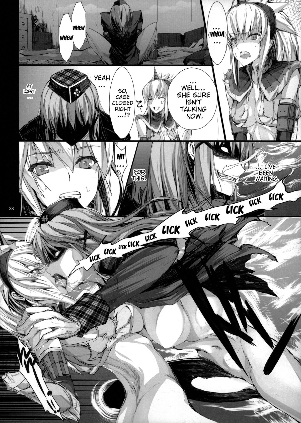 (C83) [うどんや (鬼月あるちゅ、ZAN)] もんはんのえろほん14 (モンスターハンター) [英訳]