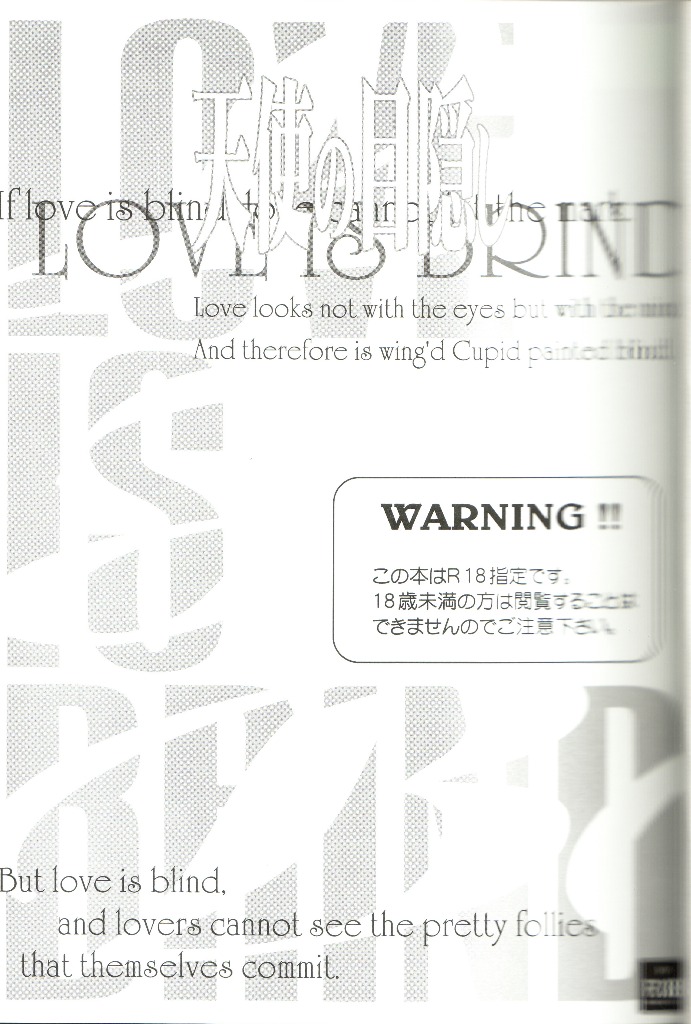 [WILD JULIET (千歳あさひ)] 天使の目隠し (Axis Powers ヘタリア)