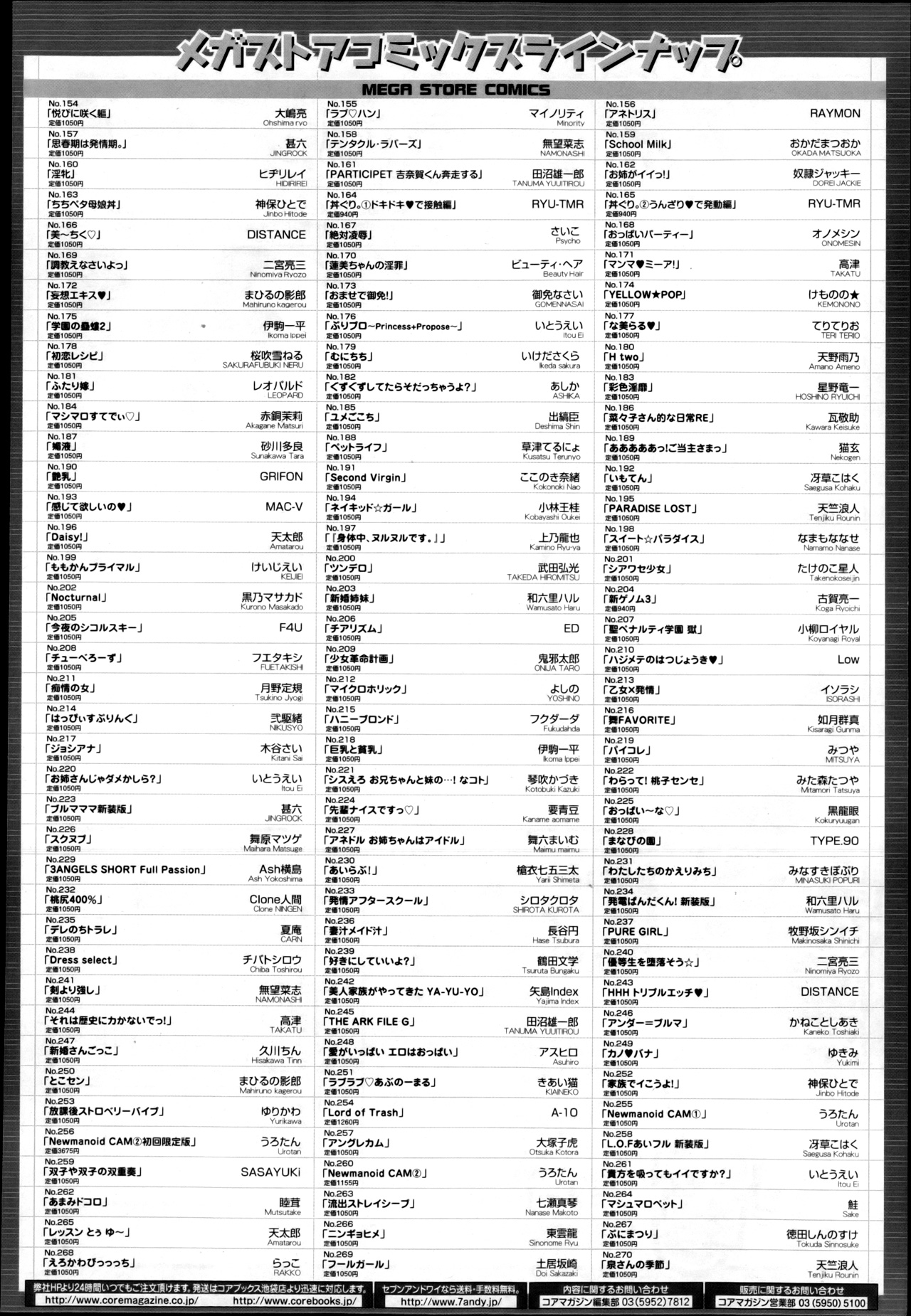 コミックメガストア 2013年4月号