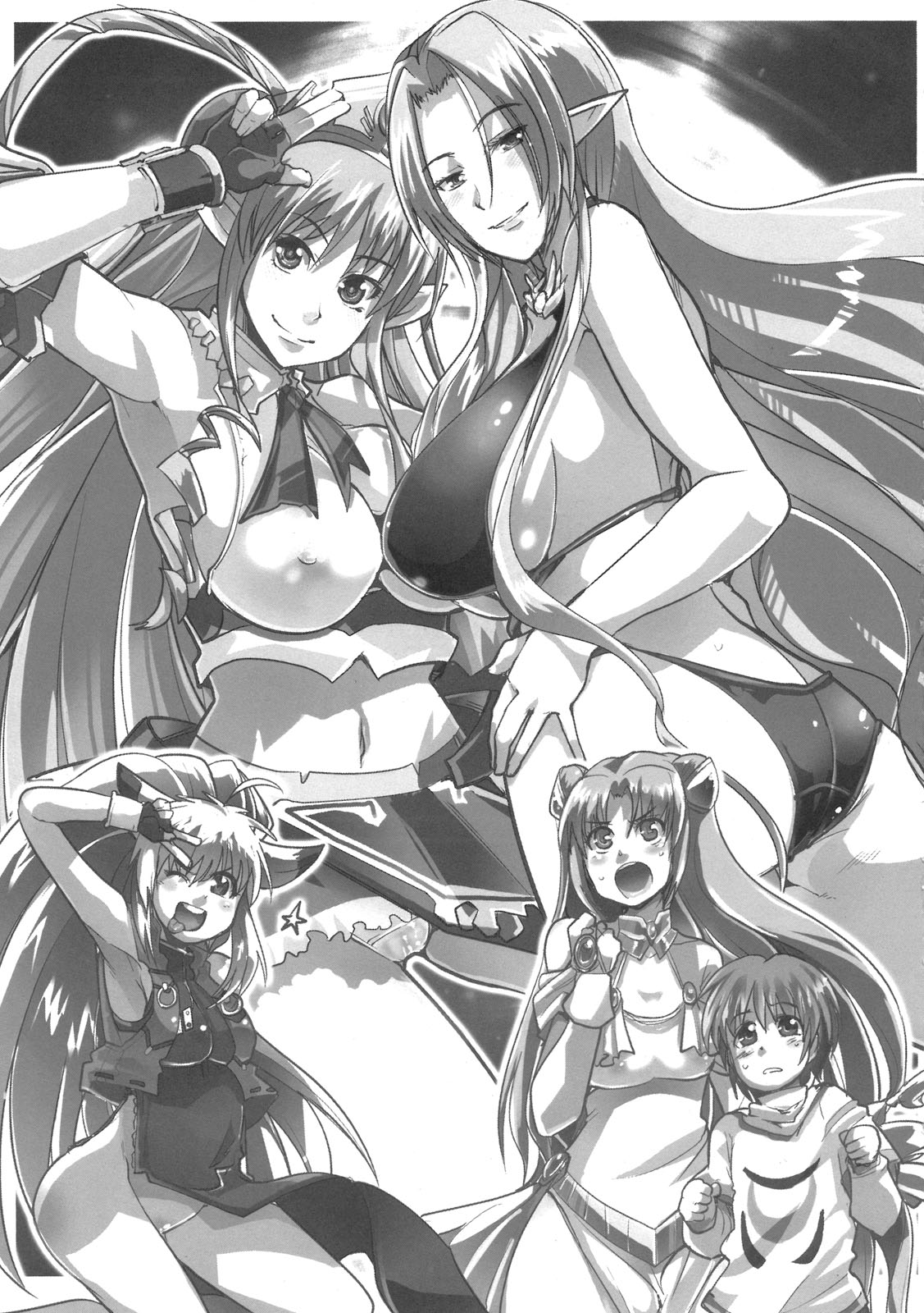 (C77) (同人誌) [ブロンコ一人旅 (内々けやき)] 僕の私の無限のスーパーボボッボ大戦NEOンティア -長耳帝国の逆襲- (スーパーロボット大戦, 無限のフロンティア)