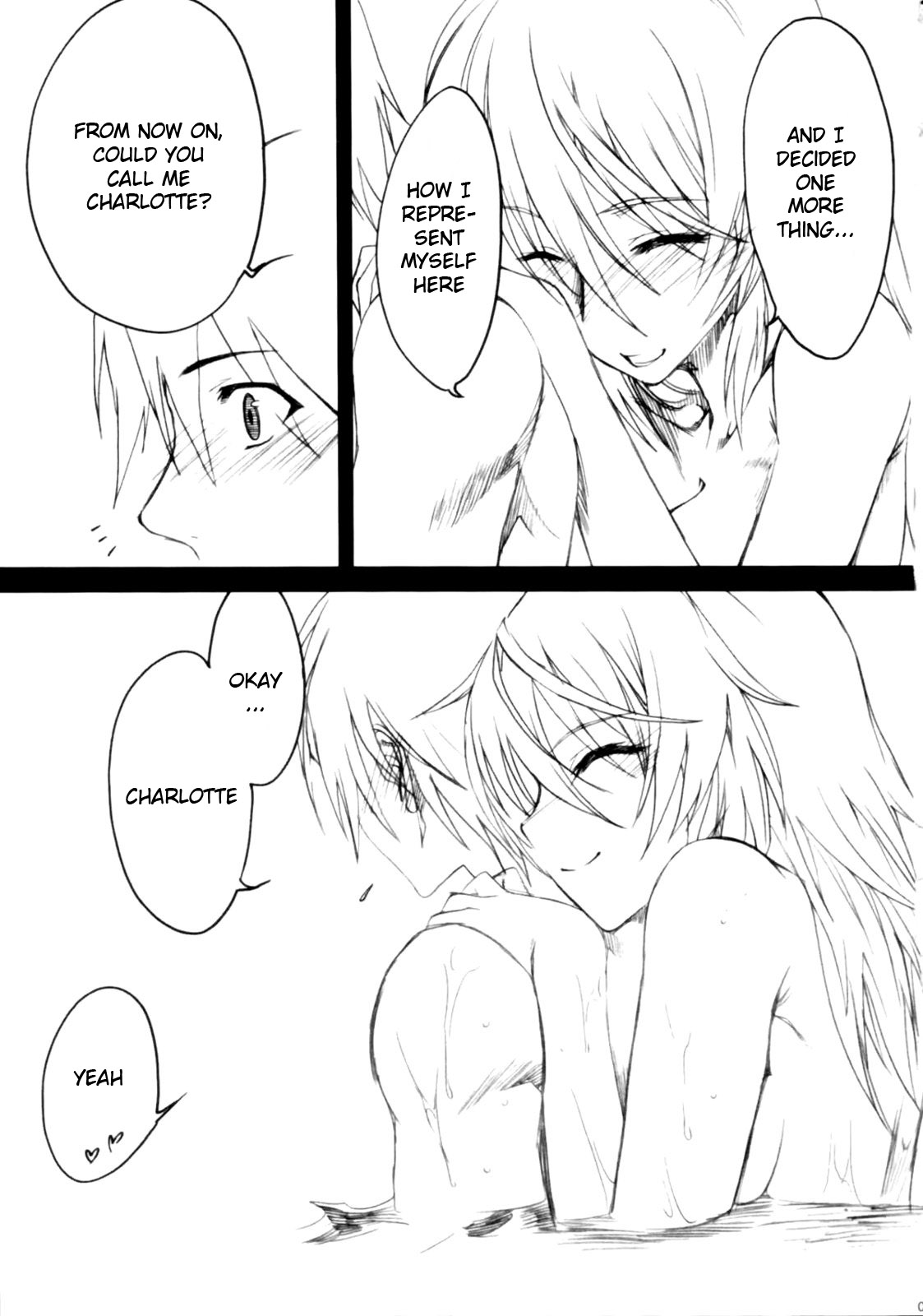 (COMIC1☆5) [SledgehammerOut! (よしじまあたる)] 一秒 KISS (インフィニット・ストラトス) [英訳]