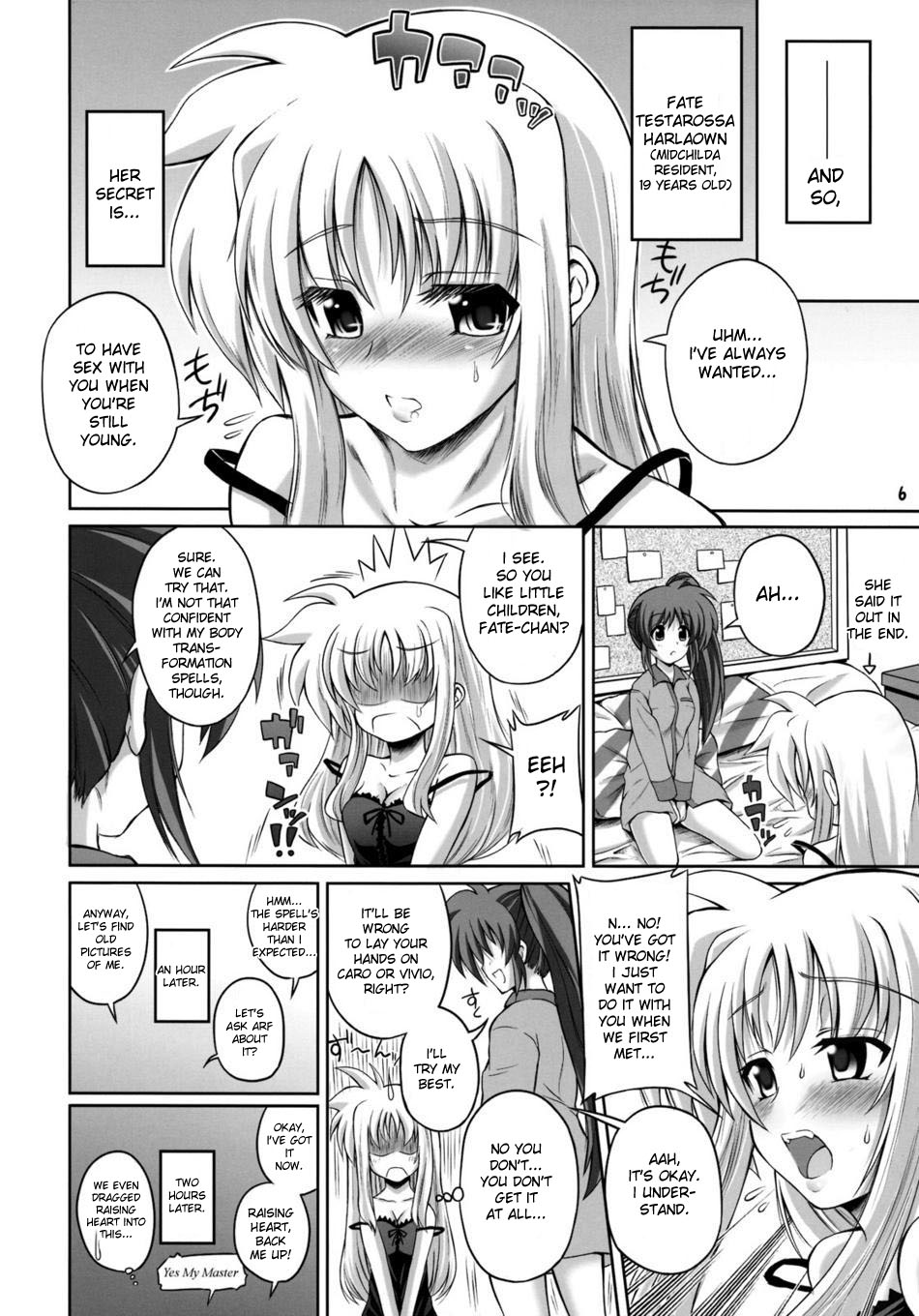 (C76) [千夜茶房 (α・アルフライラ)] おとなフェイトとこどもなのは (魔法少女リリカルなのは) [英訳]