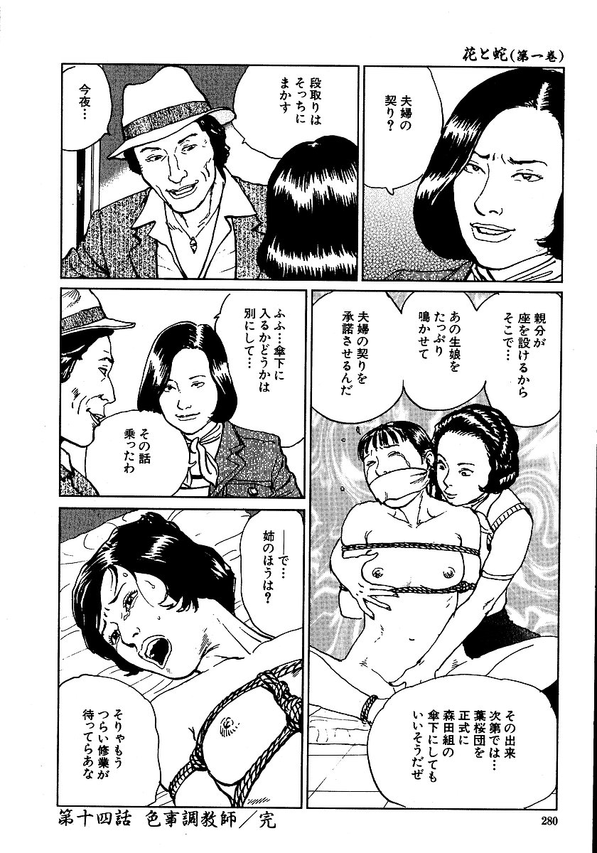 [長田要, 団鬼六] 花と蛇 第一集