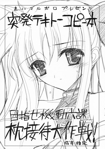 (COMIC1) [赤いマルボロ (赤Marl)] 突発テキトーコピー本 目指せ機動六課枕接待大作戦！ (魔法少女リリカルなのは)