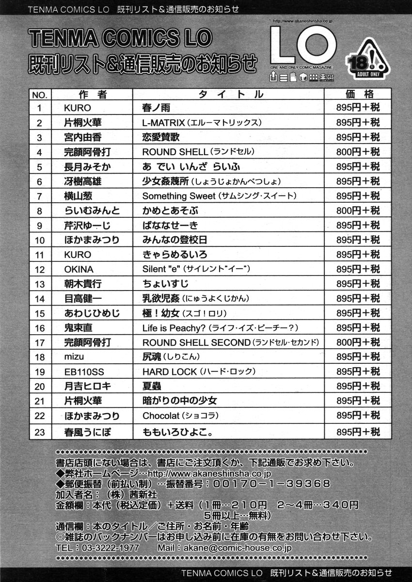 COMIC LO 2006年4月号 Vol.25