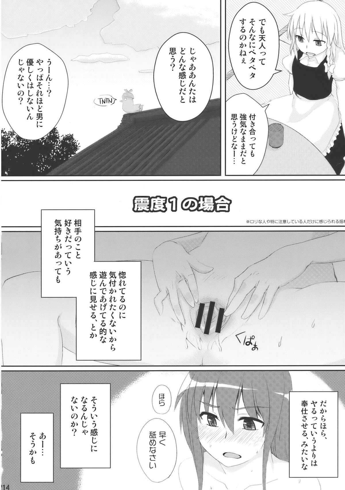 (C76) [緑茶コンボ (かめれおん)] 地方によって震度は異なります (東方Project)