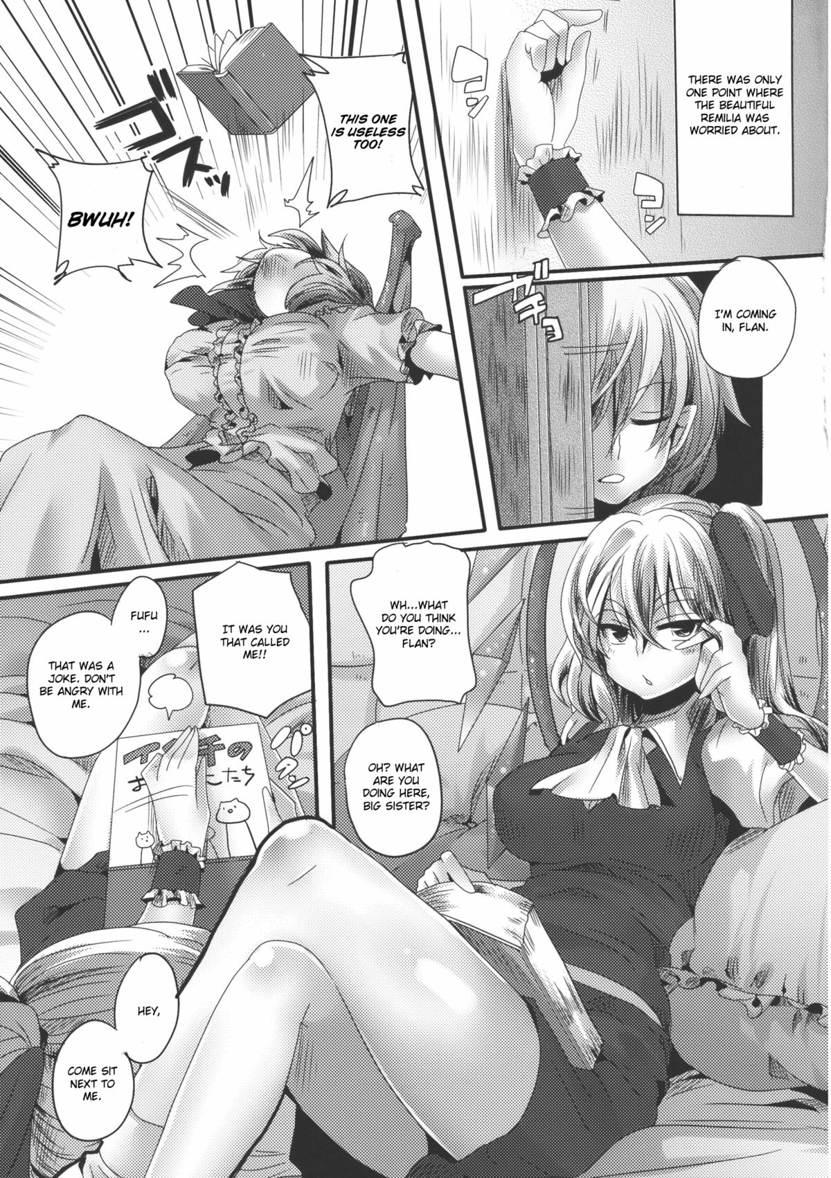 (C79) [DOUMOU (ドウモウ)] 大人化フラレミ本 (東方Project) [英訳]