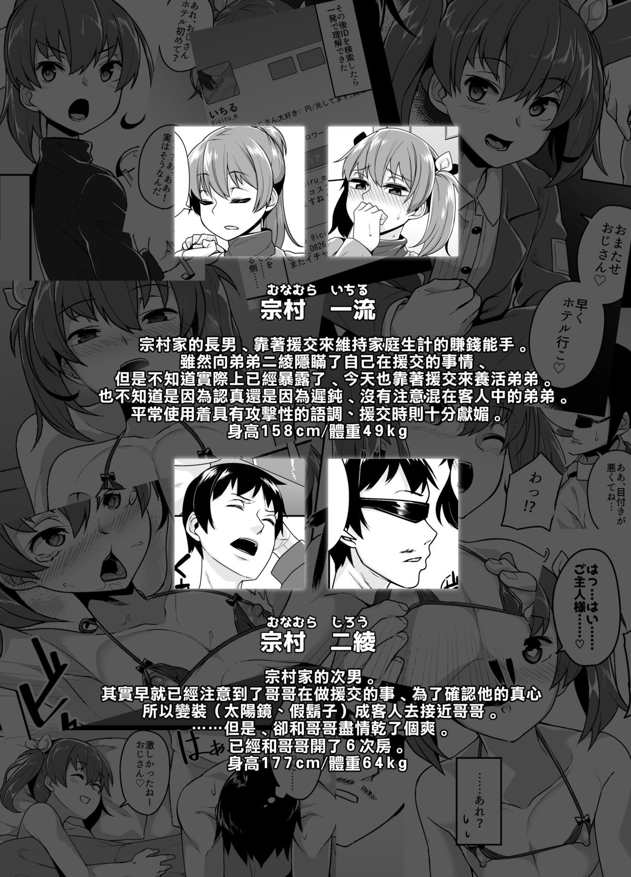 [縦横一線 (品川みくず)] 兄貴と援交2 [中国翻訳] [DL版]