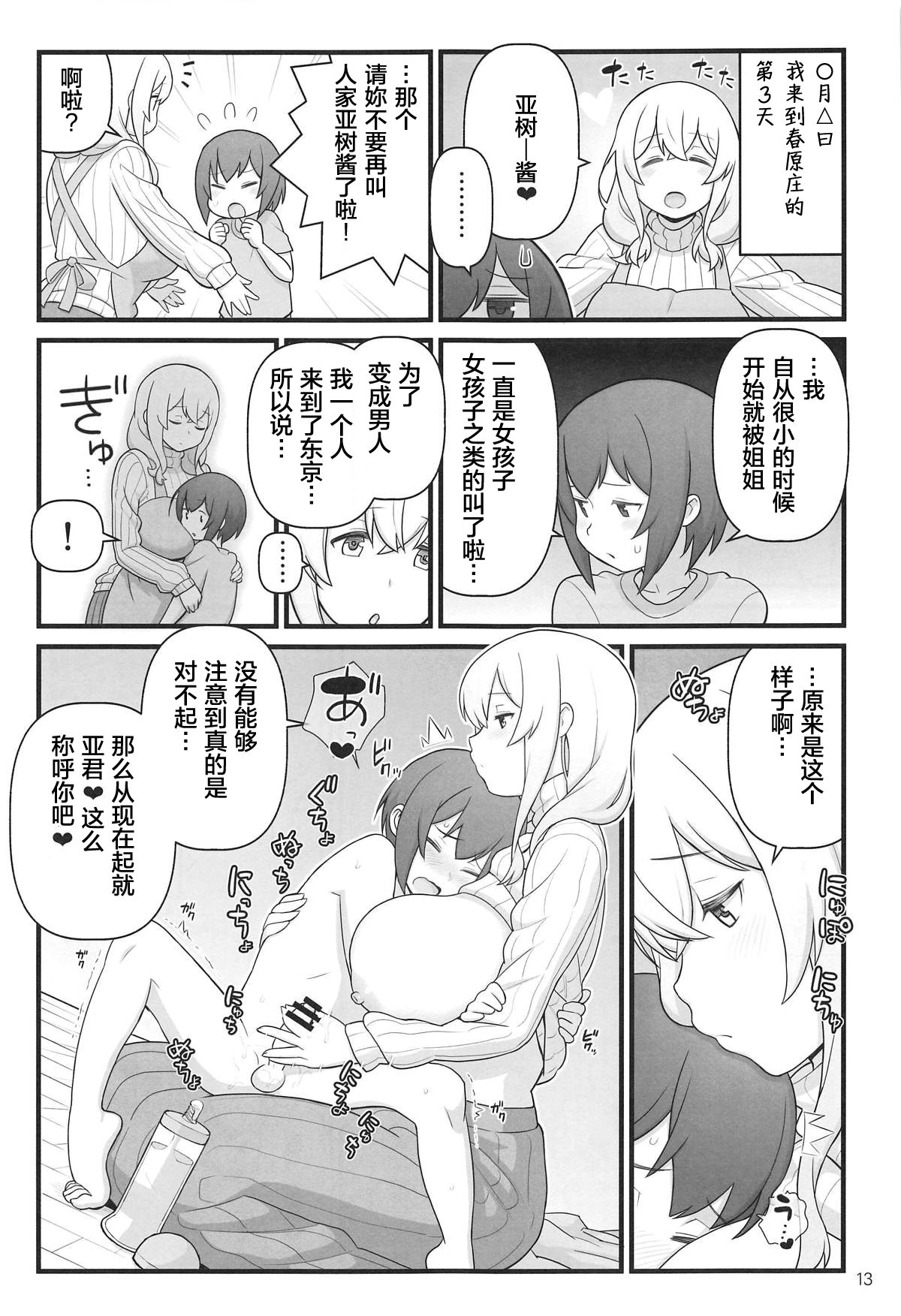 (C95) [核座頭市 (核座頭)] あっくんの日記帳 (すのはら荘の管理人さん) [中国翻訳]