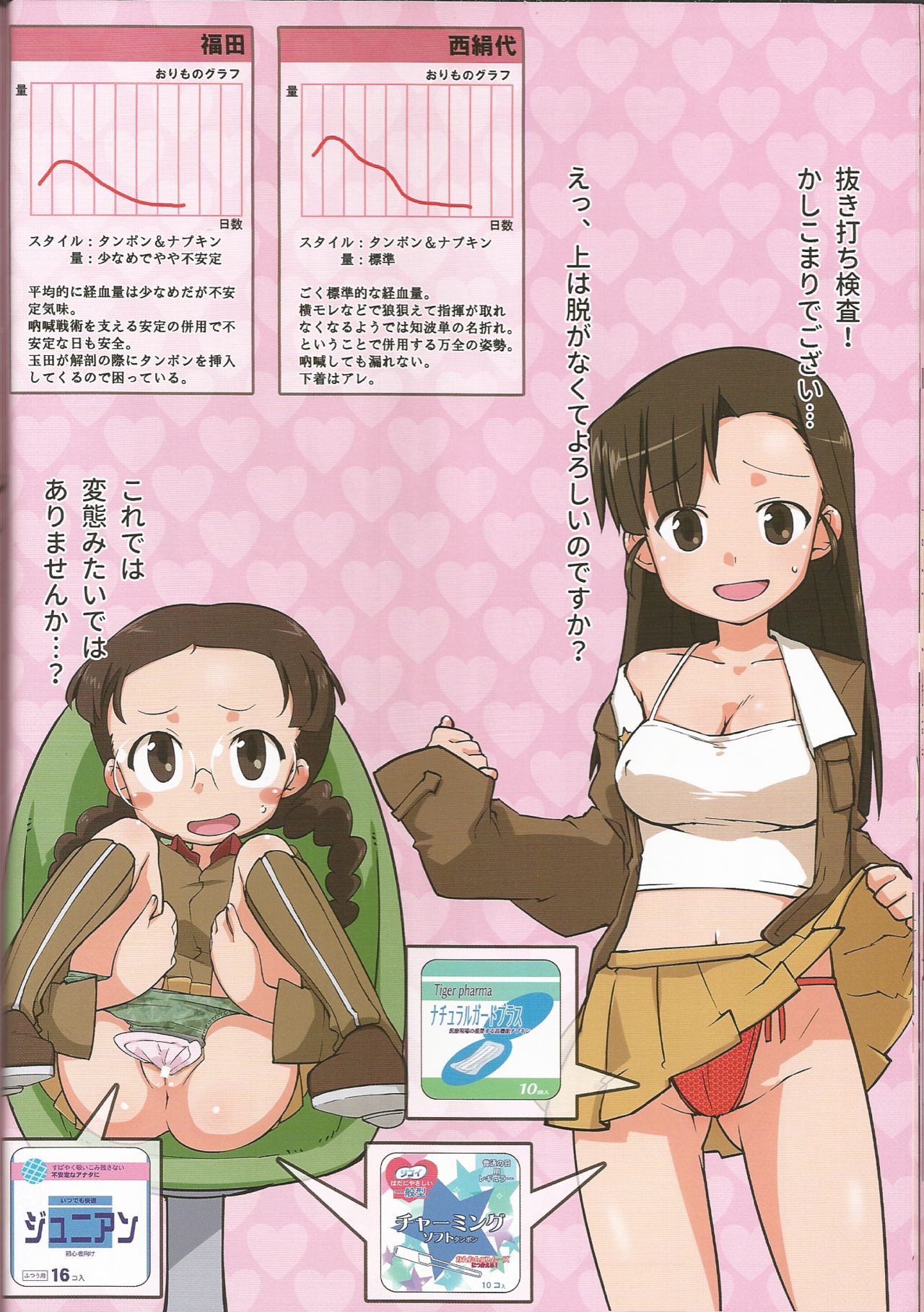 (C91) [富士浅間堂 (よろず)] 戦車道女子生理用品抜き打ち検査合同 全国大会編 (ガールズ&パンツァー)